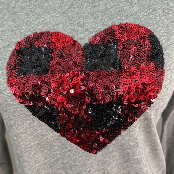 3/$12! Crewcuts girls heart tee - size XL (12-14) - Picture 2 of 5